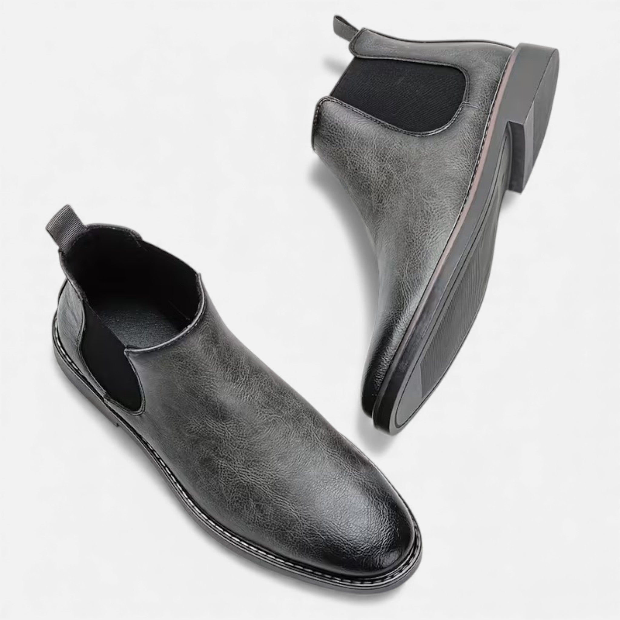 Monvéline | Men’s Leather Heritage Chelsea Boots