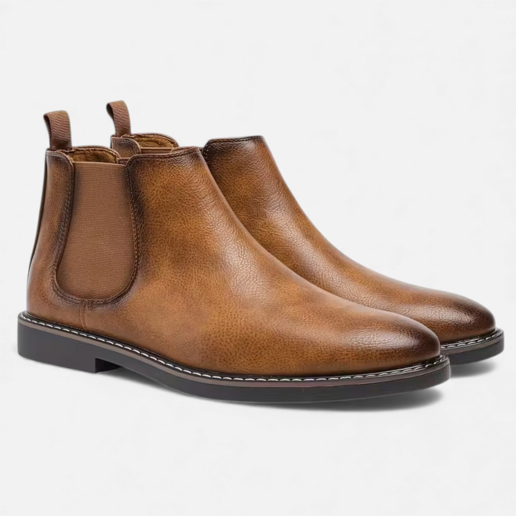 Monvéline | Men’s Leather Heritage Chelsea Boots