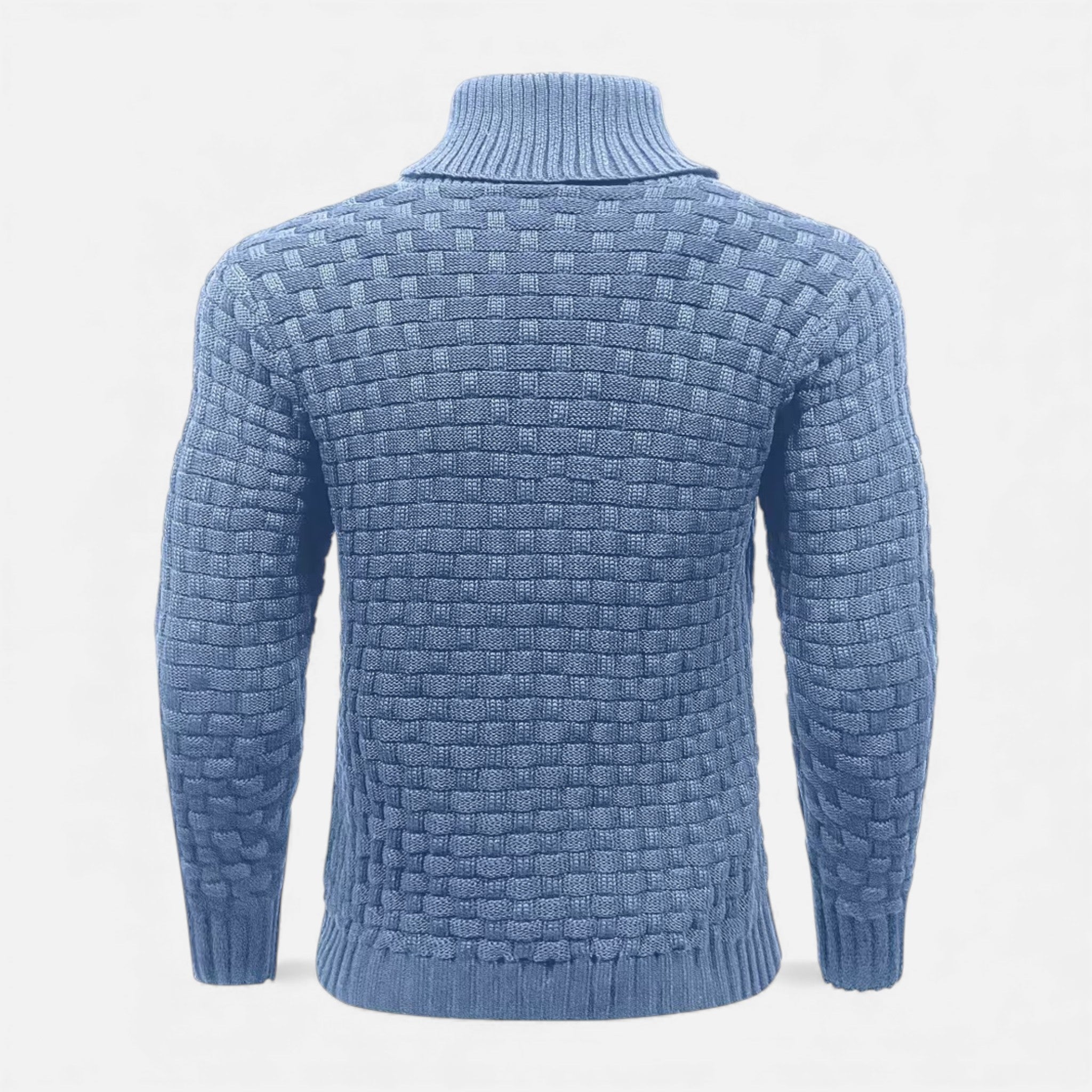 Monvéline | Men’s Waffle Knit Sweater – Classic Winter Ease