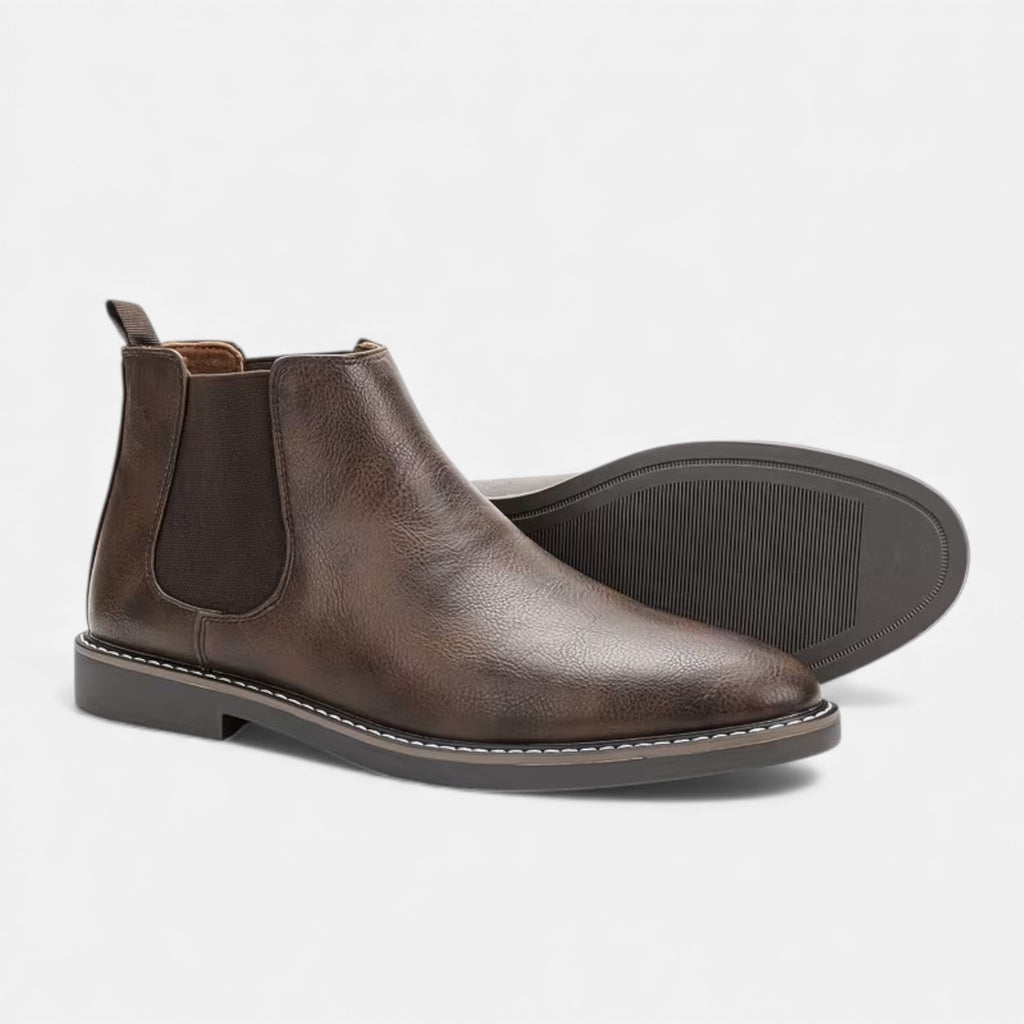 Monvéline | Men’s Leather Heritage Chelsea Boots