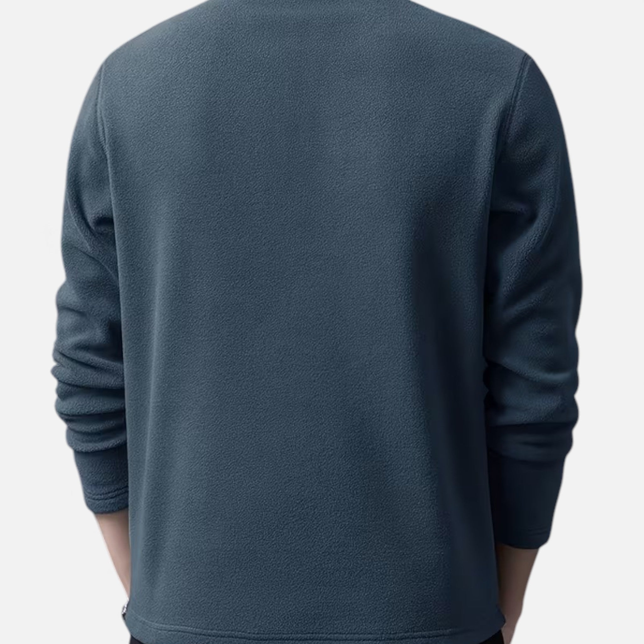 Monvéline | Men’s Lamb-Fleece Sweatshirt – Heritage Stand Collar