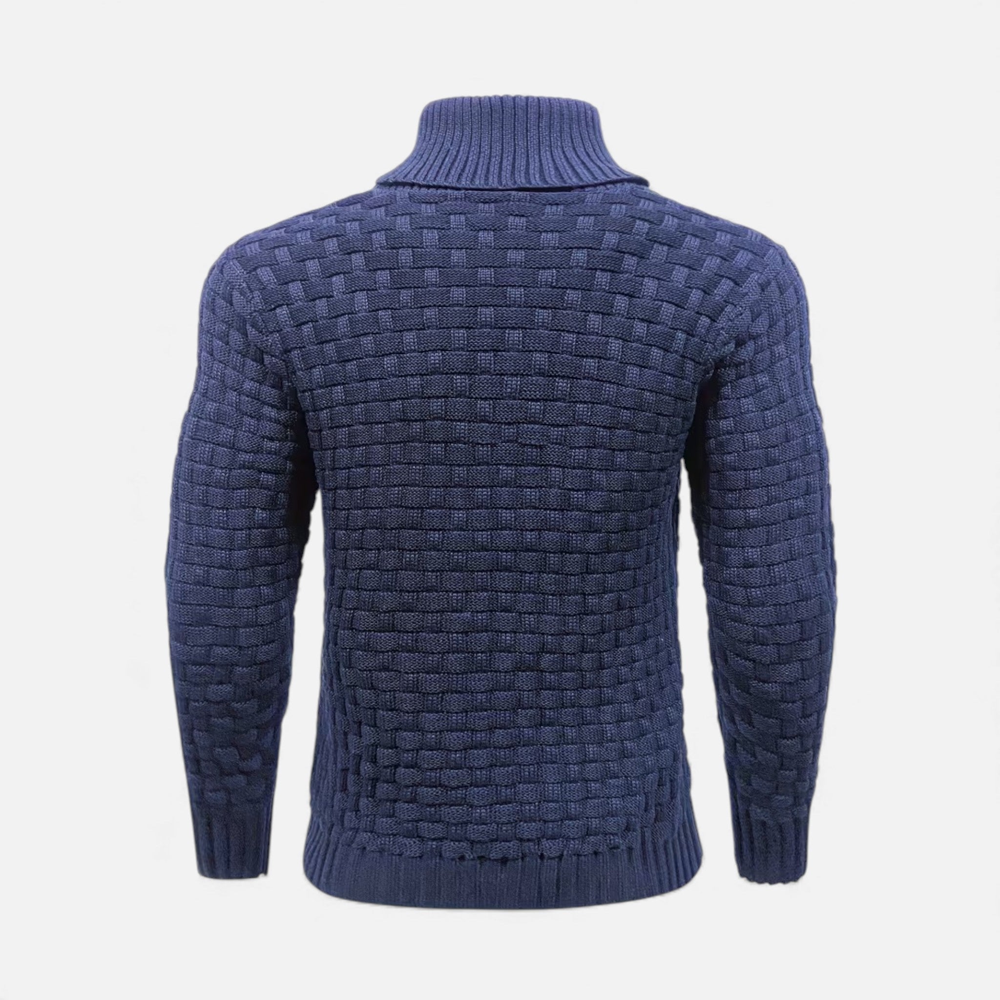 Monvéline | Men’s Waffle Knit Sweater – Classic Winter Ease
