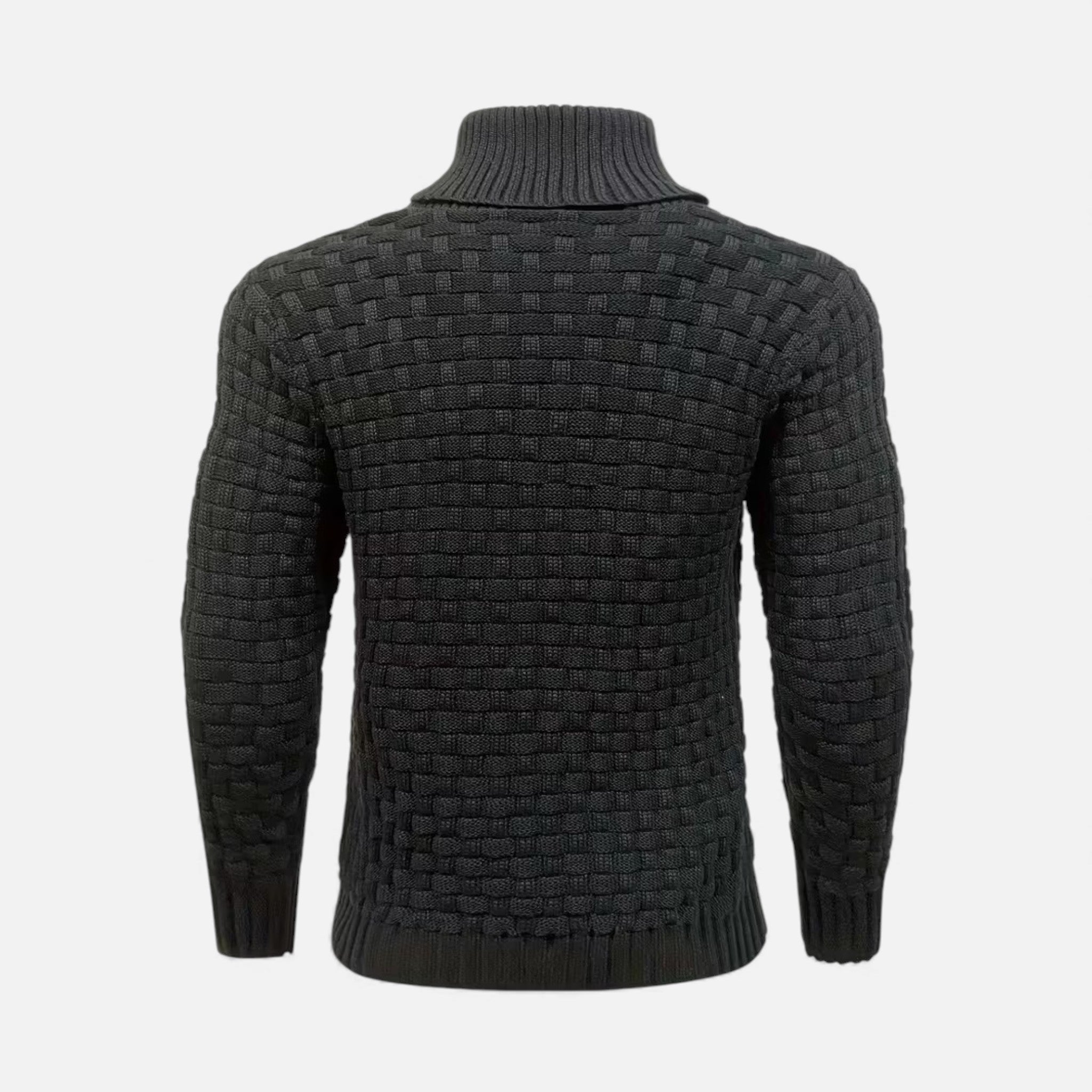 Monvéline | Men’s Waffle Knit Sweater – Classic Winter Ease