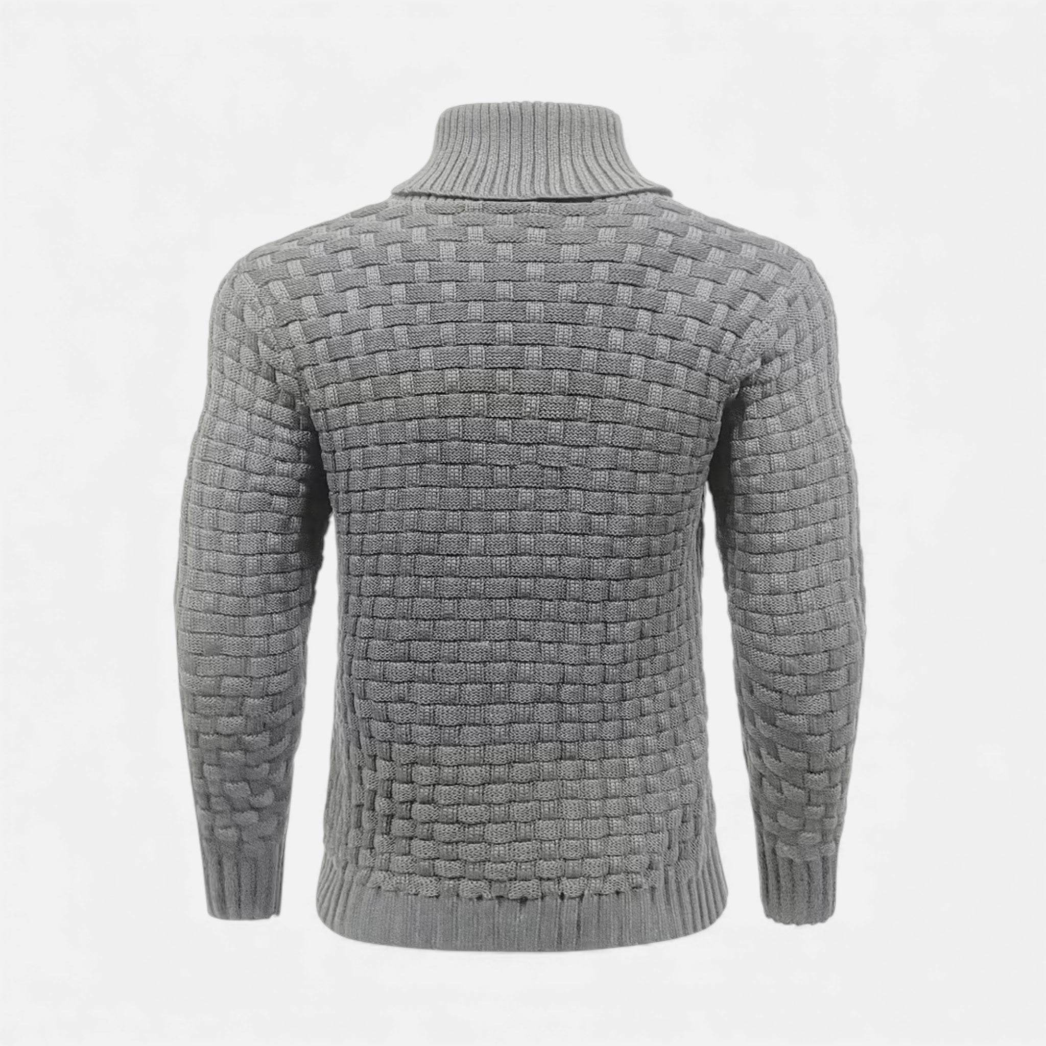 Monvéline | Men’s Waffle Knit Sweater – Classic Winter Ease