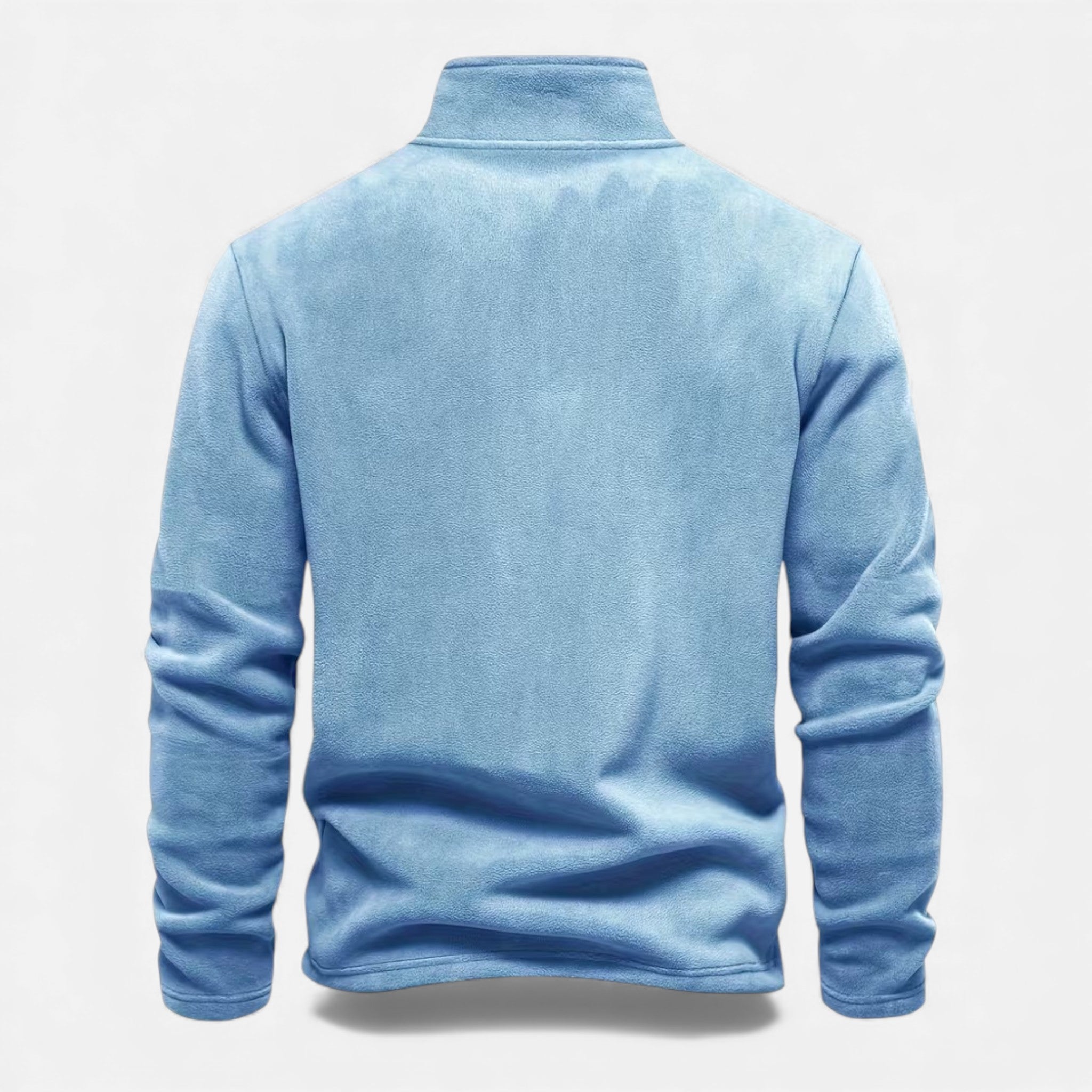 Monvéline | Men’s Lamb-Fleece Sweatshirt – Heritage Stand Collar