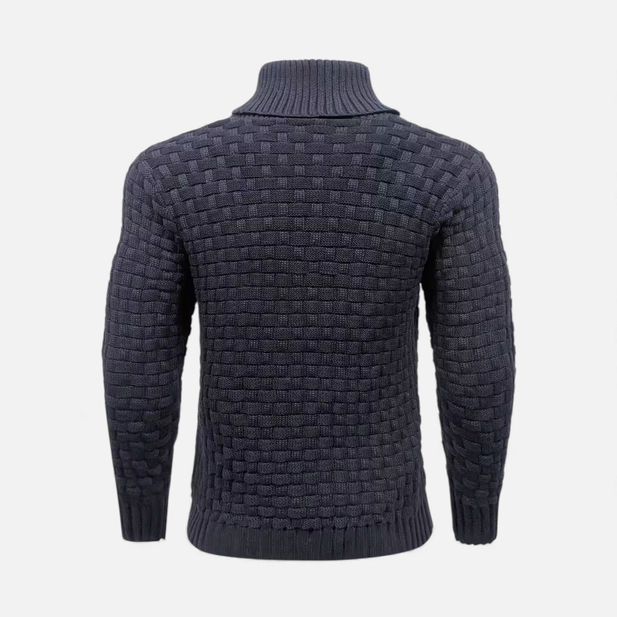 Monvéline | Men’s Waffle Knit Sweater – Classic Winter Ease