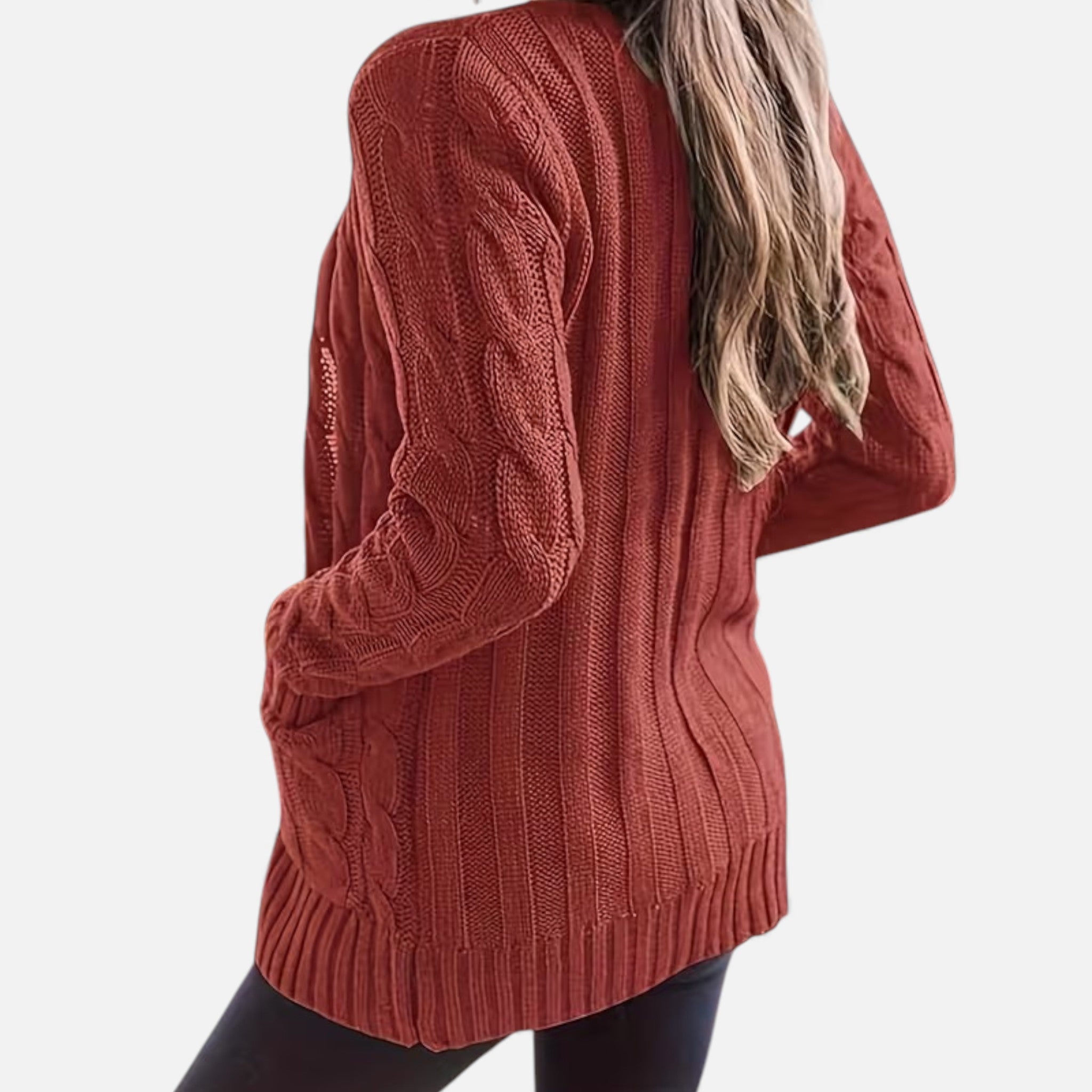 Monvéline | Women’s Cable Knit Cardigan – Heritage Soft-Touch Warmth
