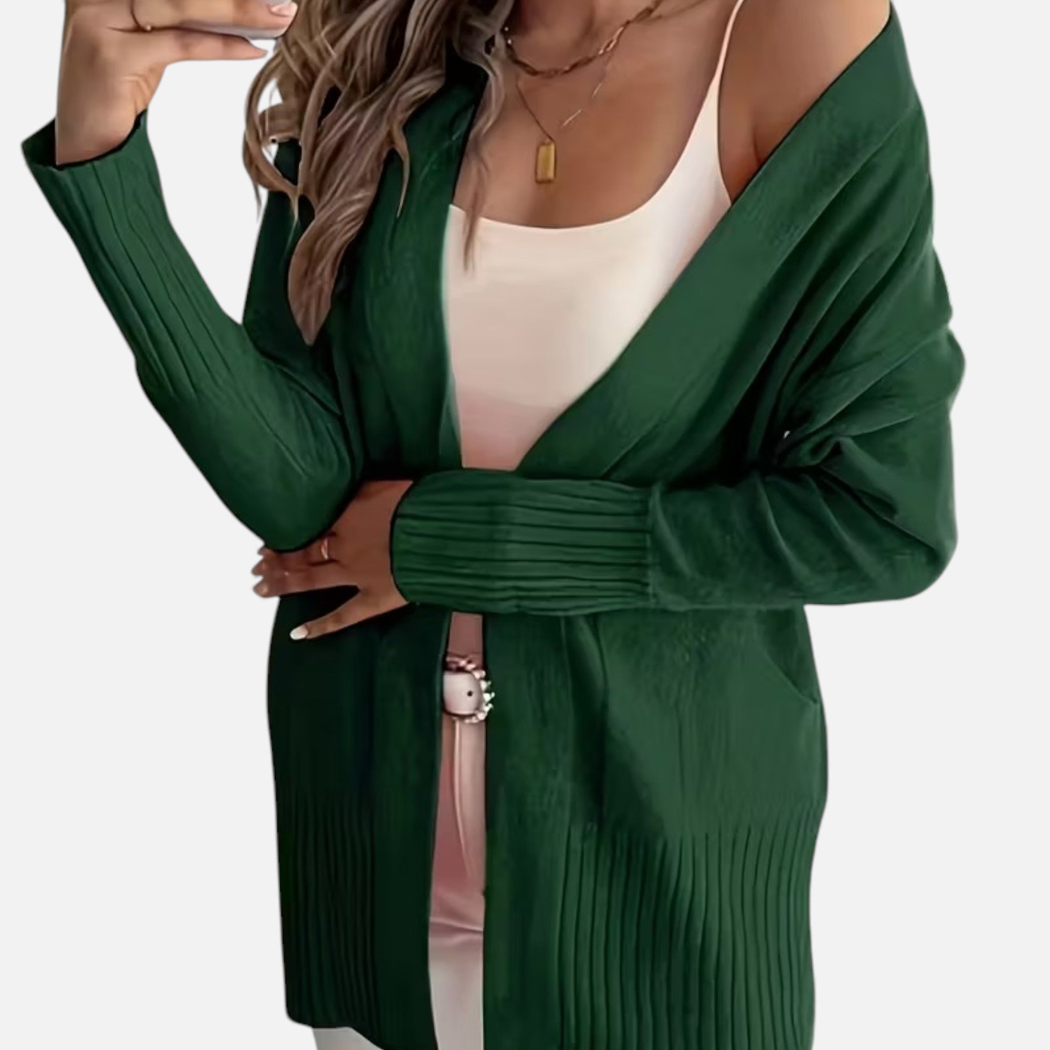 Monvéline | Women’s Knit Cardigan – Longline Everyday Elegance