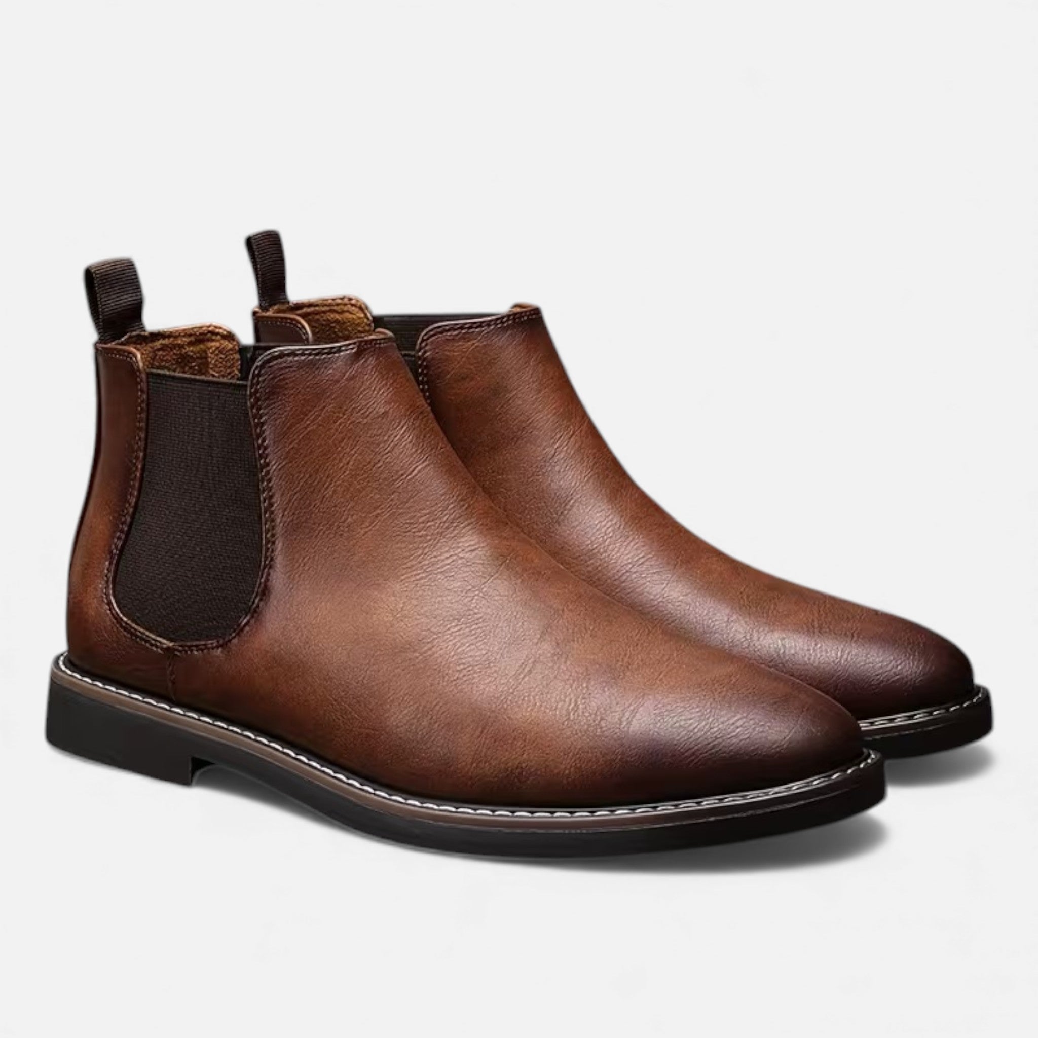 Monvéline | Men’s Leather Heritage Chelsea Boots