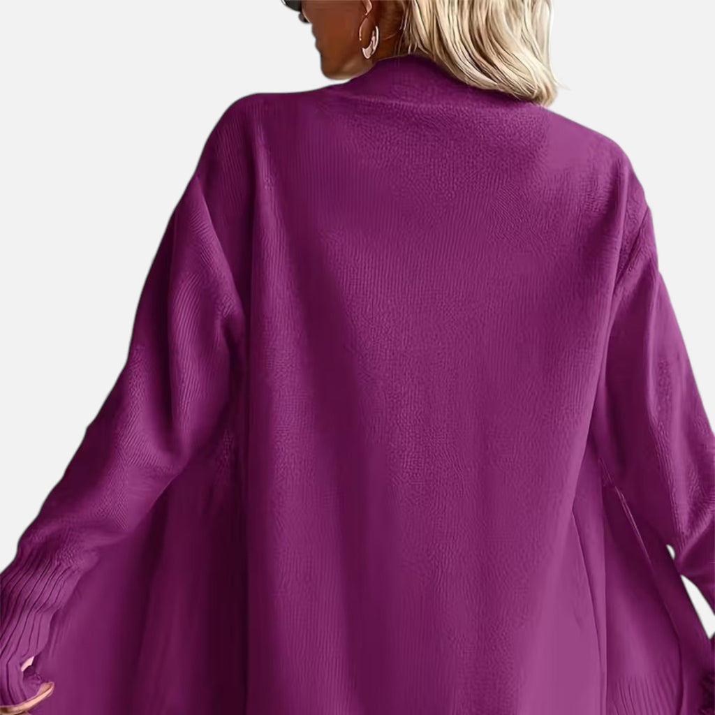 Monvéline | Women’s Knit Cardigan – Longline Everyday Elegance