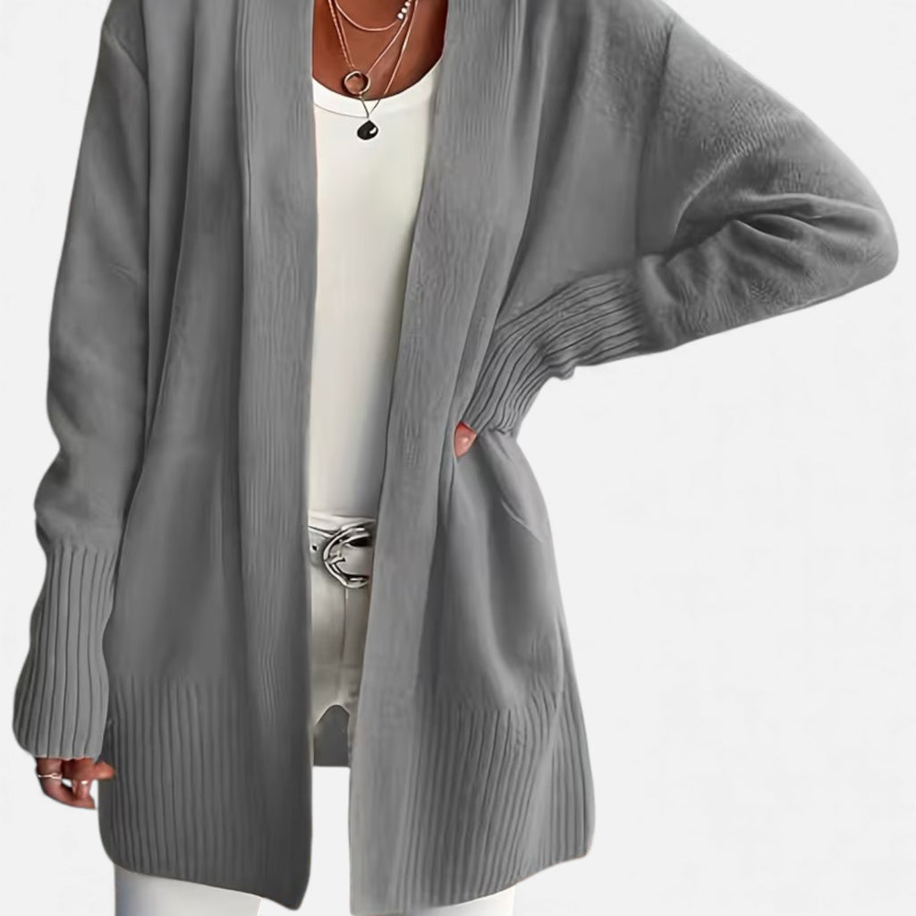 Monvéline | Women’s Knit Cardigan – Longline Everyday Elegance