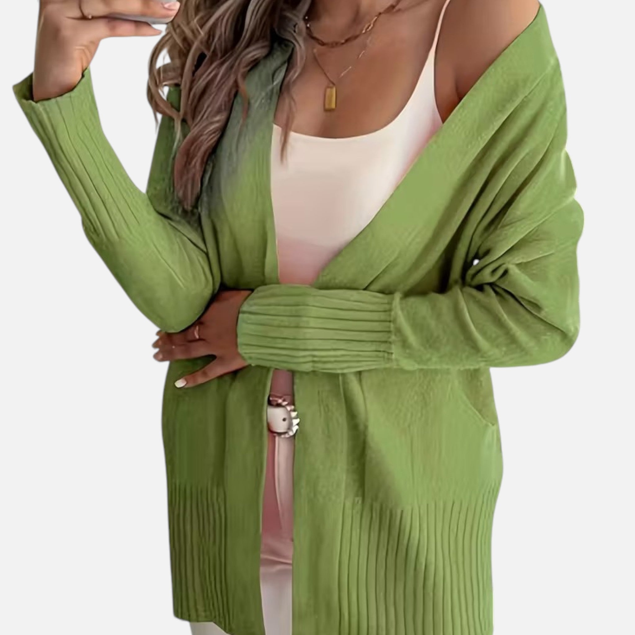 Monvéline | Women’s Knit Cardigan – Longline Everyday Elegance