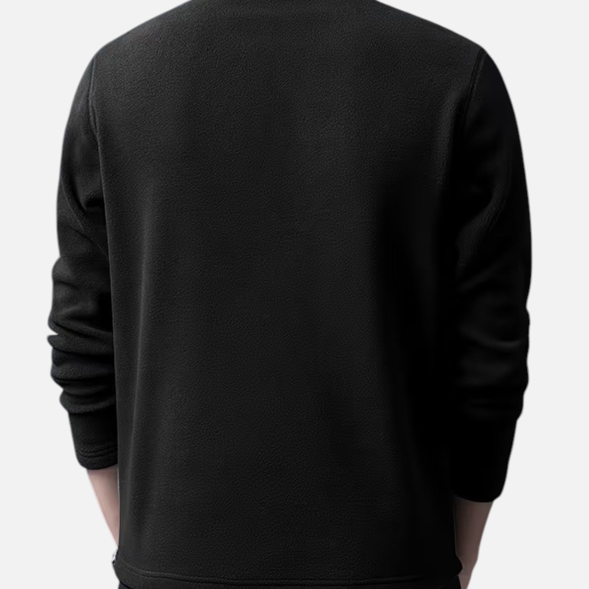 Monvéline | Men’s Lamb-Fleece Sweatshirt – Heritage Stand Collar