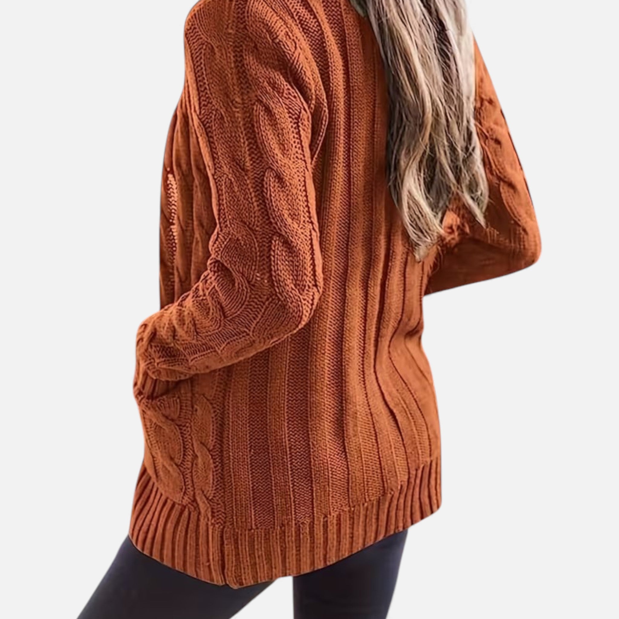 Monvéline | Women’s Cable Knit Cardigan – Heritage Soft-Touch Warmth