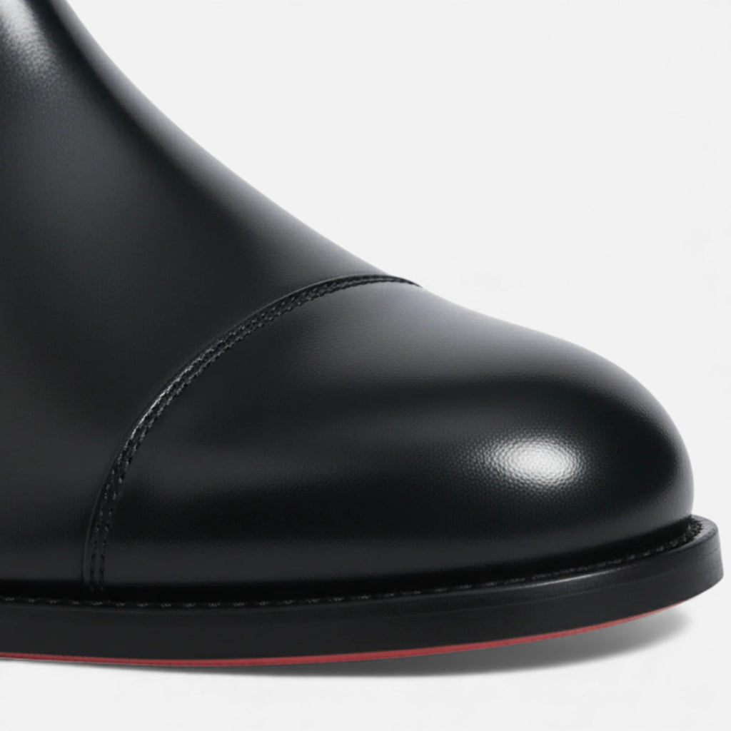 Monvéline | Men’s Polished Leather Chelsea Boots