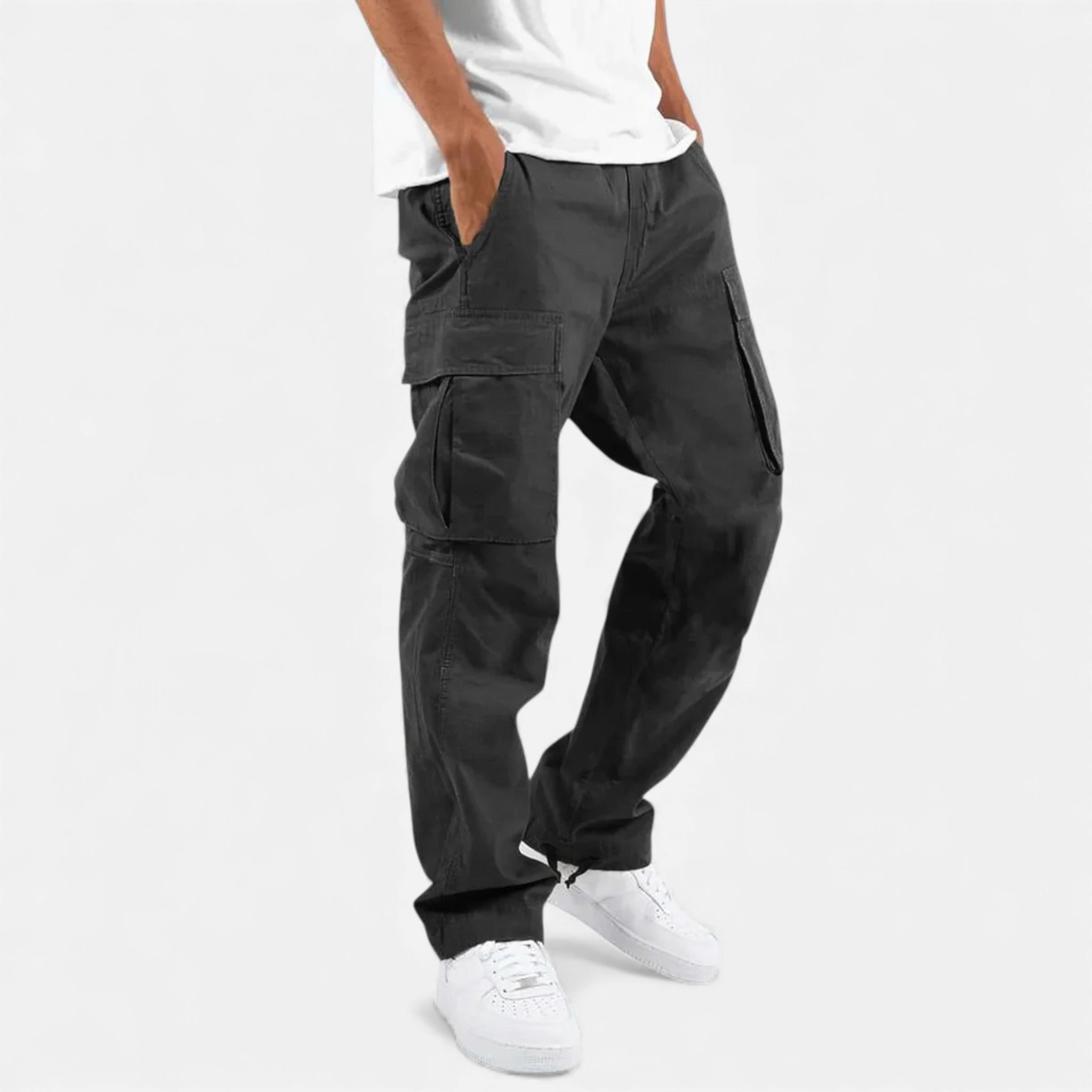 Monvéline | Men’s Cargo Trousers – Heritage Utility Elegance