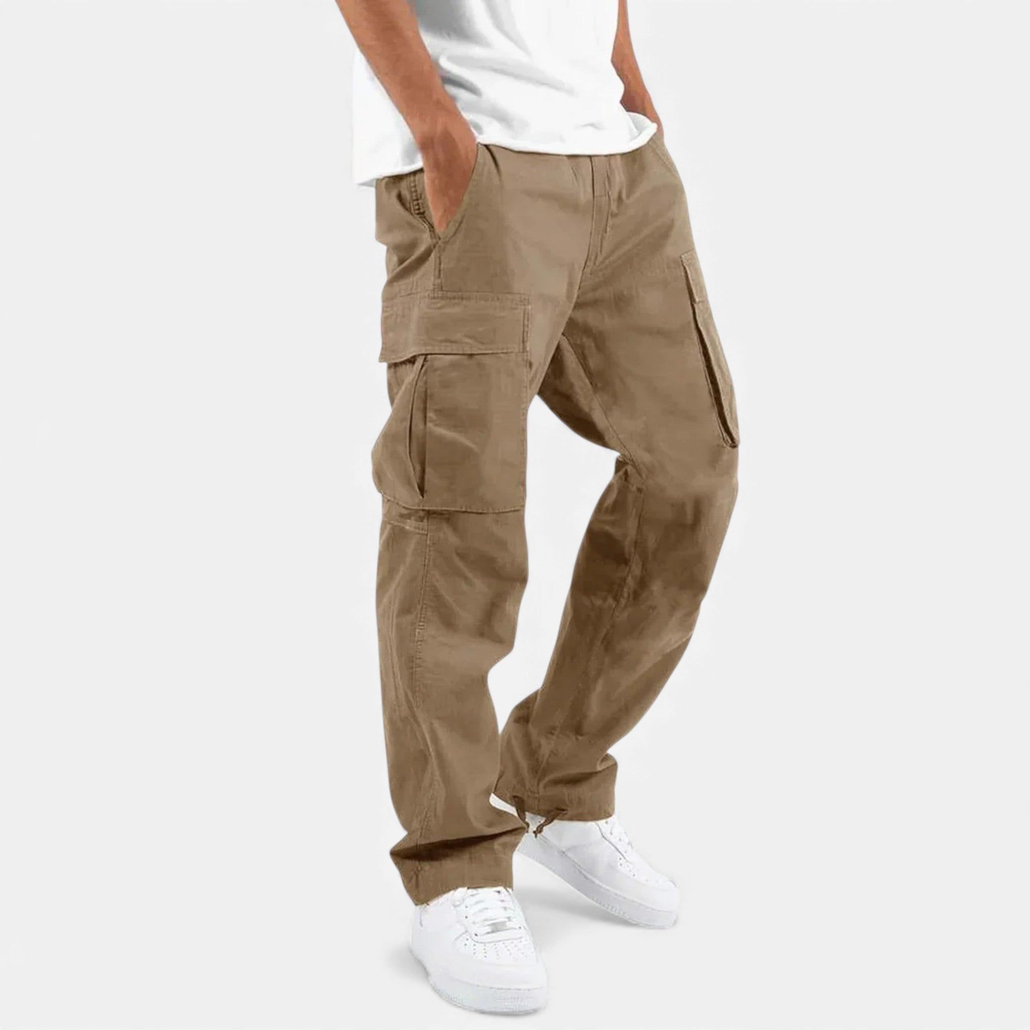 Monvéline | Men’s Cargo Trousers – Heritage Utility Elegance
